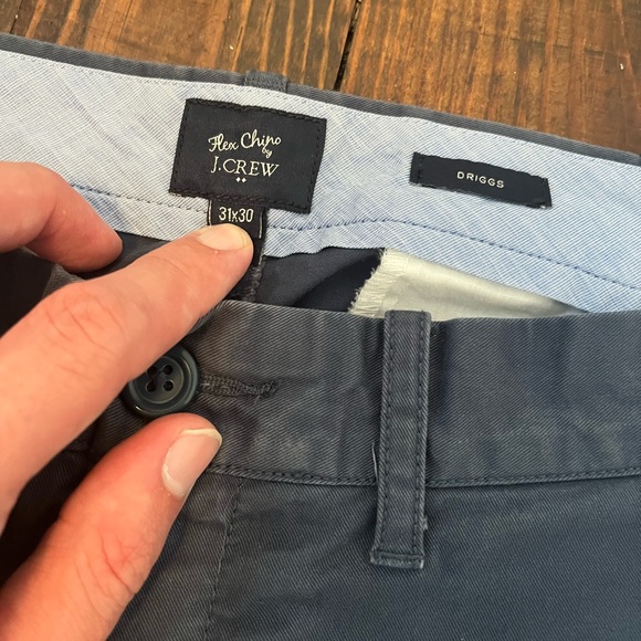 J. Crew Driggs Slim Fit Chino Khaki Pant Size 31/30 - Picture 7 of 7